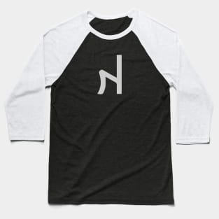 𐰴 - Letter K (v1) - Old Turkic Alphabet Baseball T-Shirt